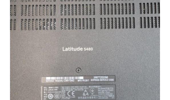 Laptop DELL, core i7, Latitude 5480, opnieuw geïnstalleerd, zonder lader